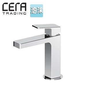 洗面用蛇口[ズケッティ社][ジングル][台][シングルレバー混合水栓][泡沫][引棒なし][クロム][一般地]